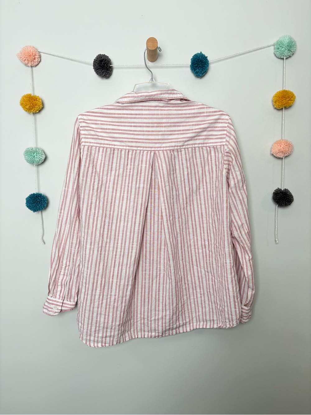 🌟Grayson The Hero Button Up Pink Striped Shirt - Picture 8 of 8
